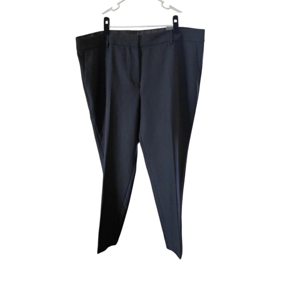 Talbots Womens Black Straight Leg Dress Pants Stretch Comfort Size 16 NEW - Picture 2 of 12